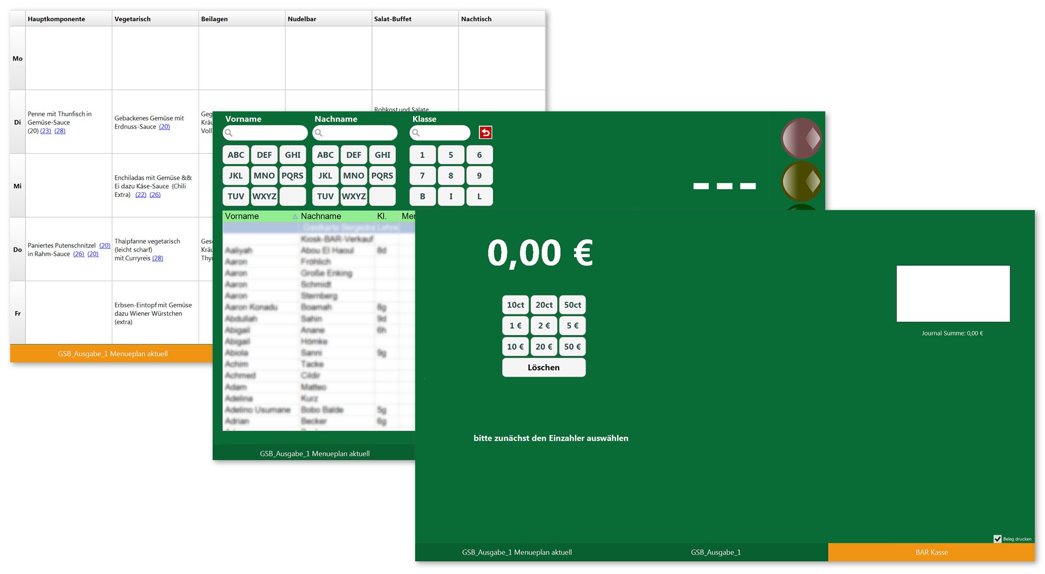 An der Essensausgabe